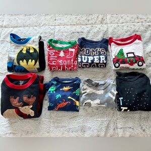 Lots of boys pajamas size 4/5 T